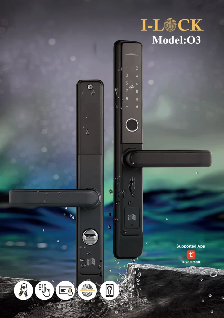 مشخصات دستگیره دیجیتال UPVC آیلاک O3
