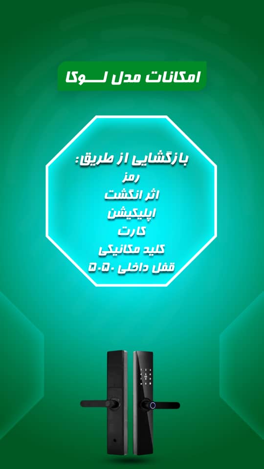کاتالوگ دستگیره دیجیتال اسمارت پس Lucca